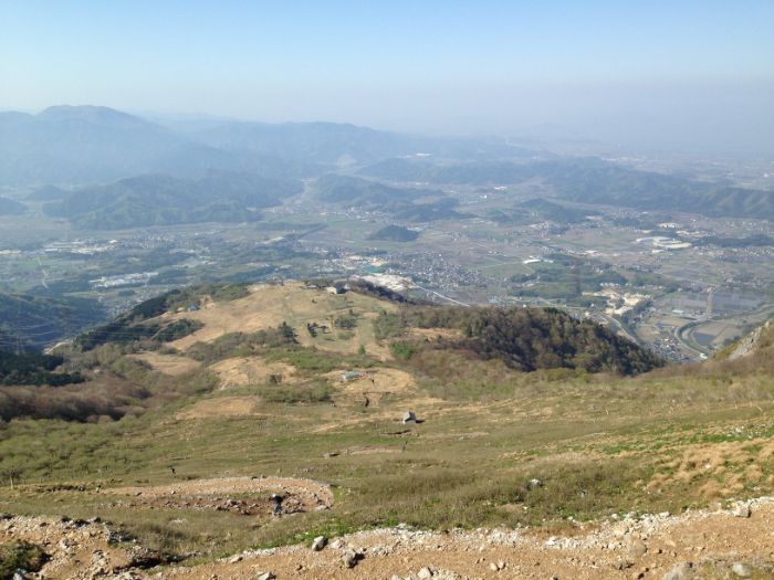 伊吹山7合目からの景色