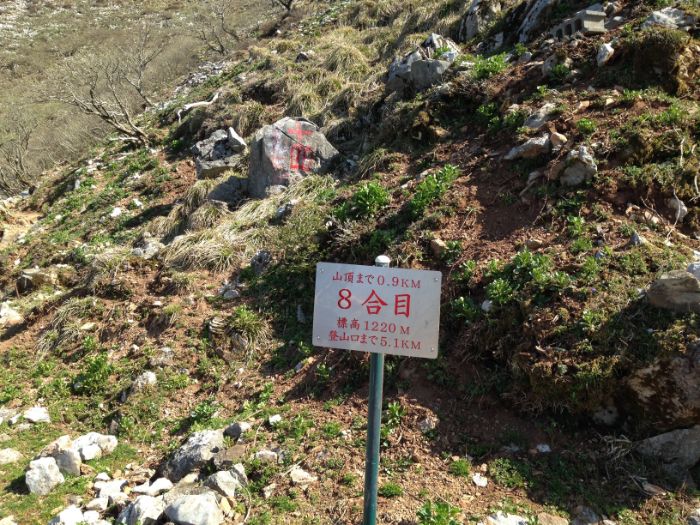 伊吹山8合目
