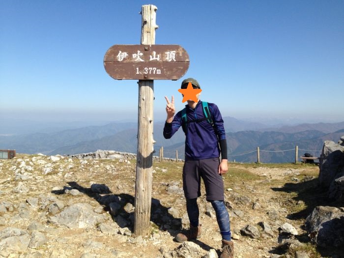 伊吹山頂上