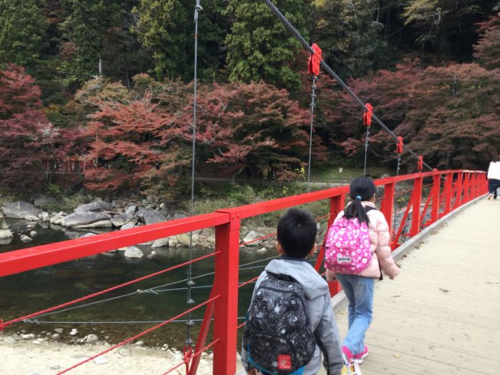 香嵐渓つり橋
